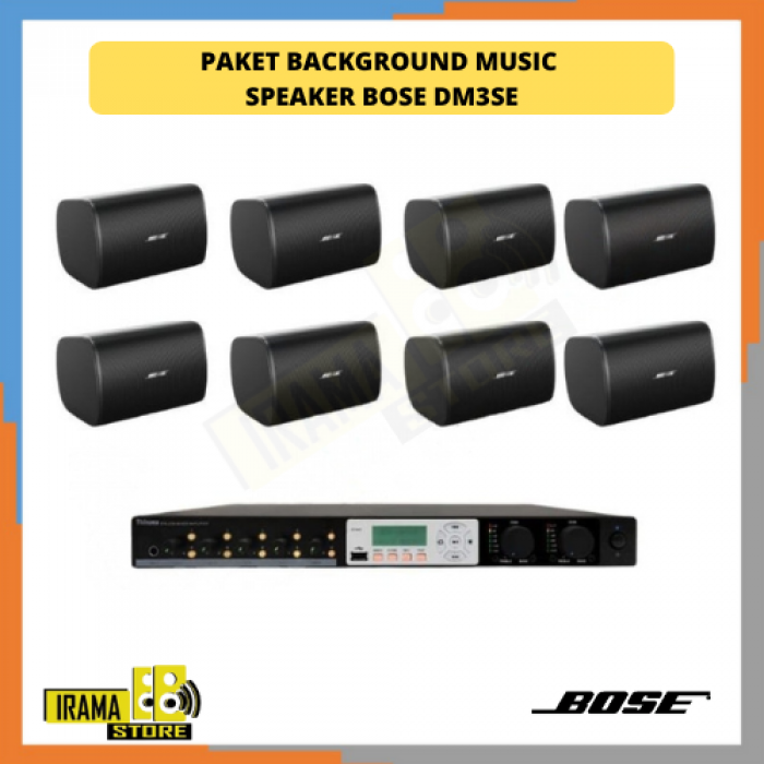 Paket Background Music Speaker Bose DM3SE - 8 Speaker